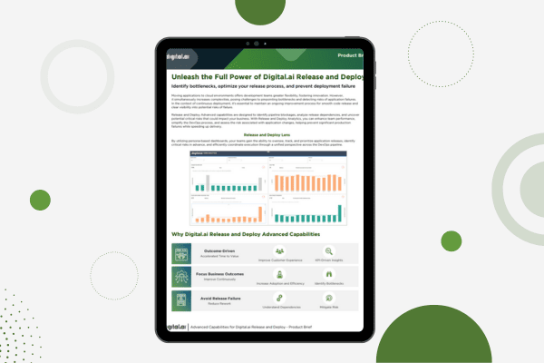 Advanced capabilities for release and deploy