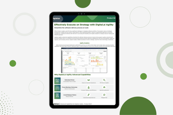 Effectively Execute on Strategy with Digital.ai Agility